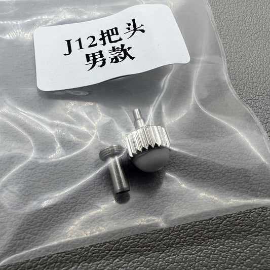 1. Generic 6.5MM white ceramic crown replacements for J12 men?s watches, durable and precise.