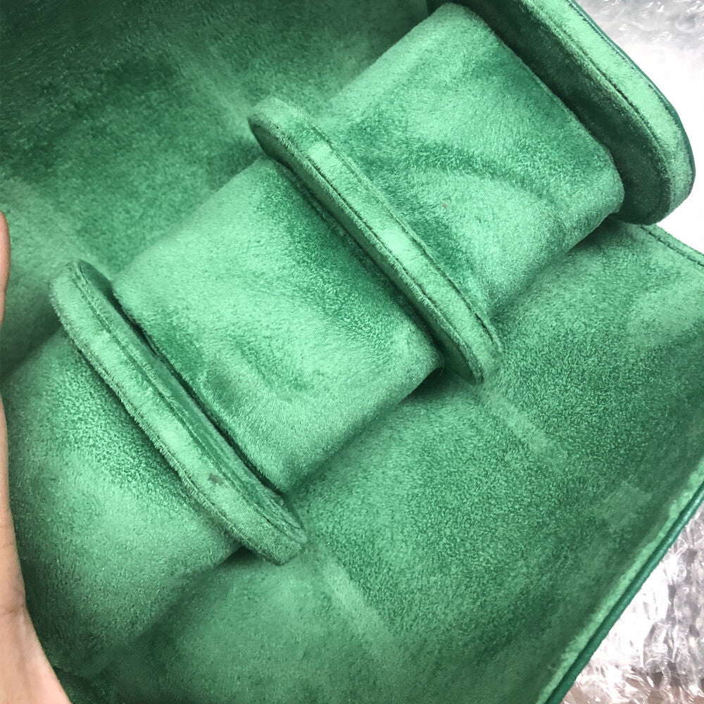 1/2/3 Slots Leder Reise Uhrenetui Roll Organizer Tragbare Uhrenbox