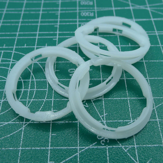 Wholesale 3.9mm plastic spacer ring for ETA 2824/2836 watch movement cushion mount, durable accessory.