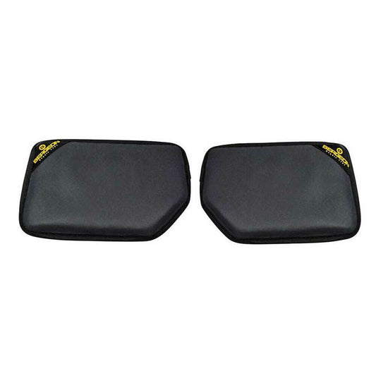 Bergeon black bench armrests pair for watchmaking, removable design for comfort and support