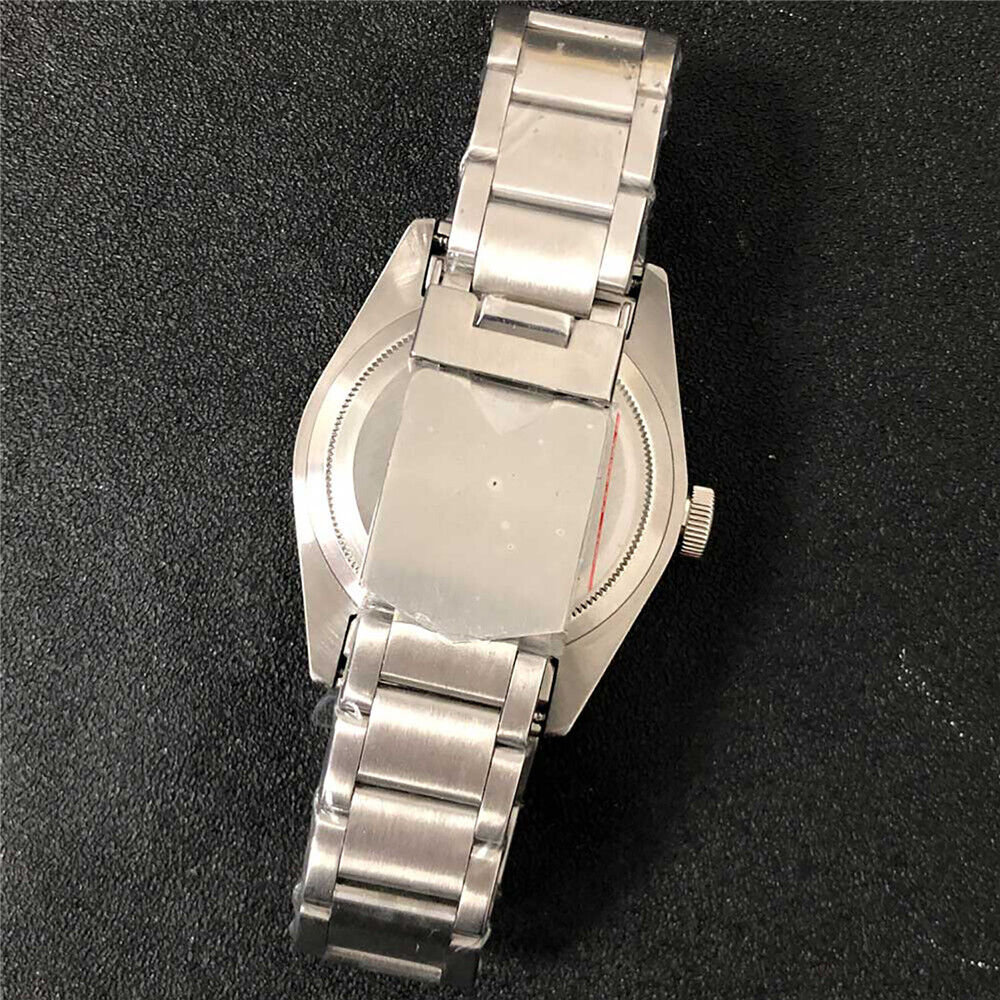 Boîtier de montre 10 types + bague en aluminium + bracelet 41 mm en verre saphir/minéral pour NH35/NH36