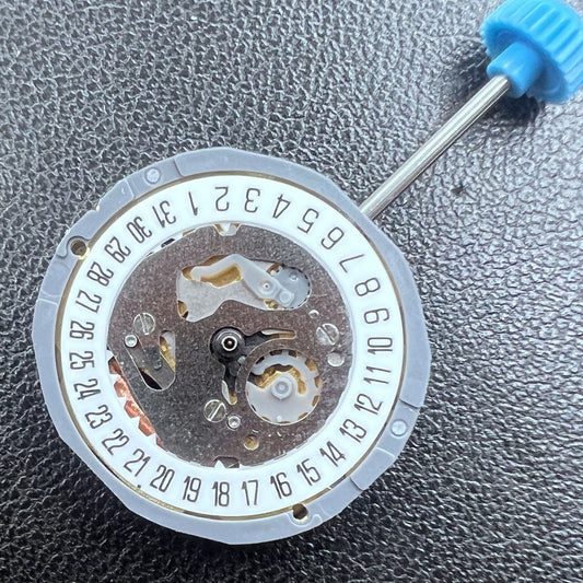 Miyota 6L12 quartz movement with date at 6, replacement for watch single calendar, high precision Miyota brand.