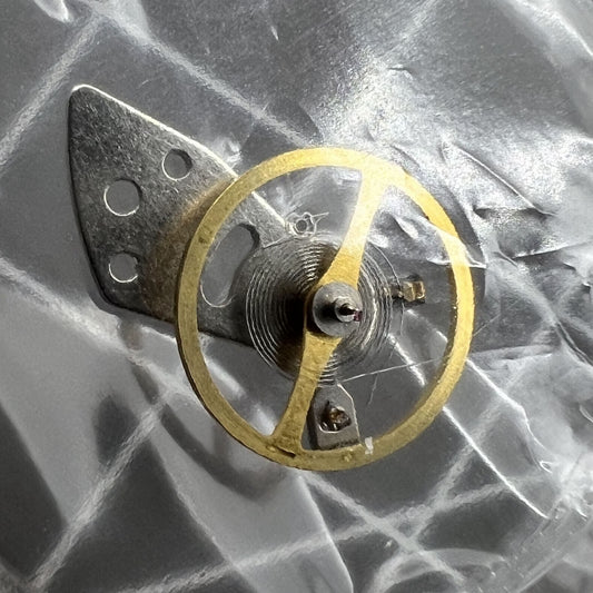 Genuine Miyota 8N24 balance wheel with splint for precise watch movement calibration