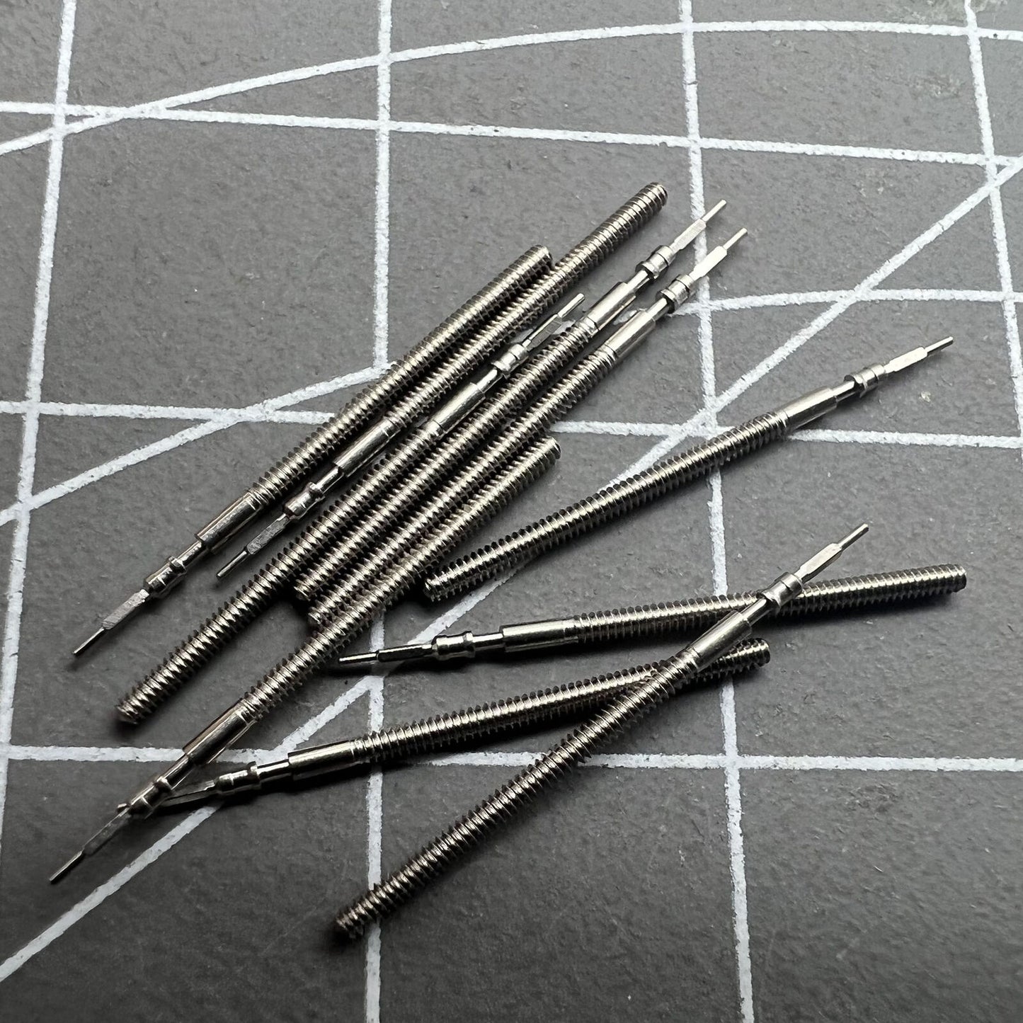 Tiges de remontoir de montre compatibles avec les mouvements Miyota 1N12, 1M12, 1L02, 1M02, 1L12