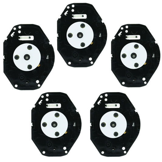 Hattori Epson TMI PC20 quartz watch movements, Japan-made, pack of 5 for precise timekeeping.