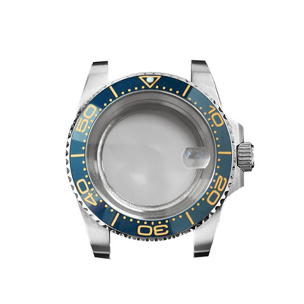Boîtier de montre en verre saphir grossissant 40 mm pour montre NH35/NH36