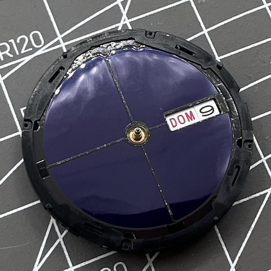 Hattori Epson TMI VS43 solar quartz watch movement, precision timekeeping by Japan Made.