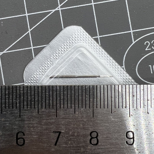 Original Swiss Made watch winding stem for ETA E64.111 movement, ensuring precise fit and durability.