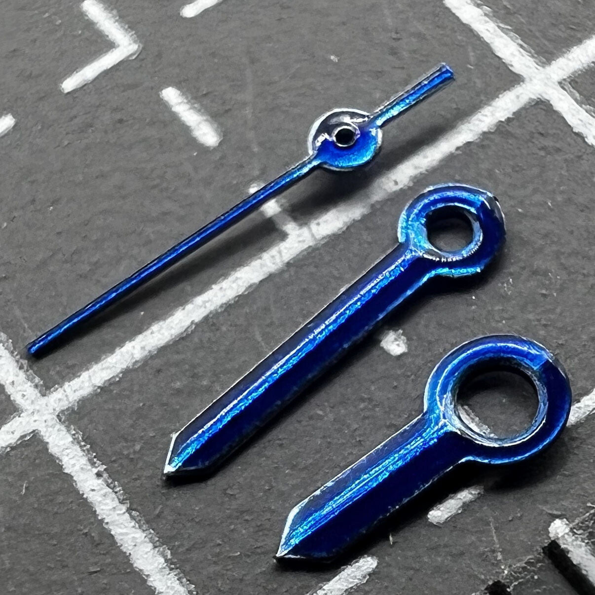 10mm Uhrzeiger Set Pfeilform Helllila für Ronda 763 Quarzwerk