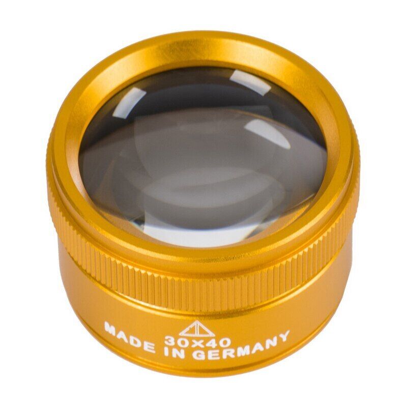 Germany Made 30X magnifier loup for precise watch and jewelry repair tasks.