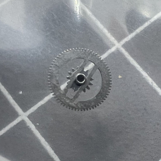 Cannon pinion with driving wheel for ETA 2671 2775 movement, precision watch accessory.