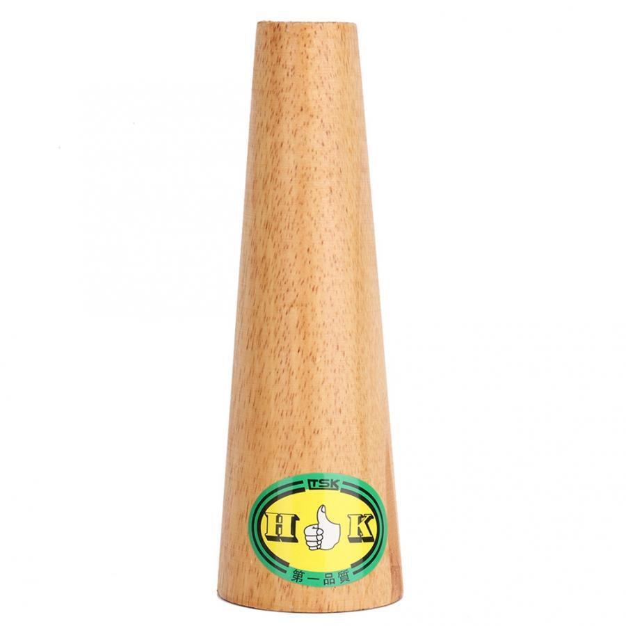 Round wooden bangle mandrel for precise jewelry deformation repair and bracelet resizing.