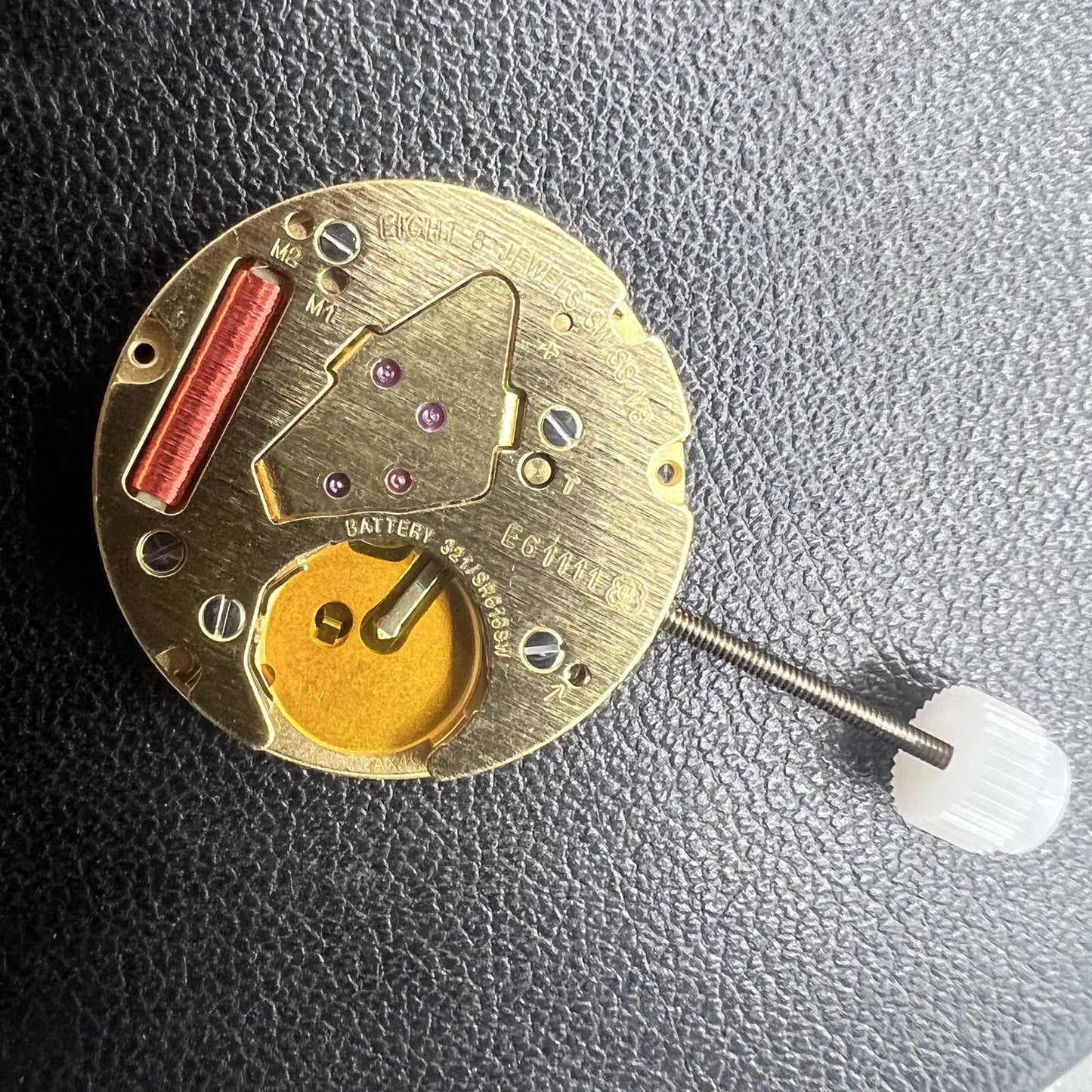 ETA E61.111 Watch Quartz 3 Hands Date At 6 Movement