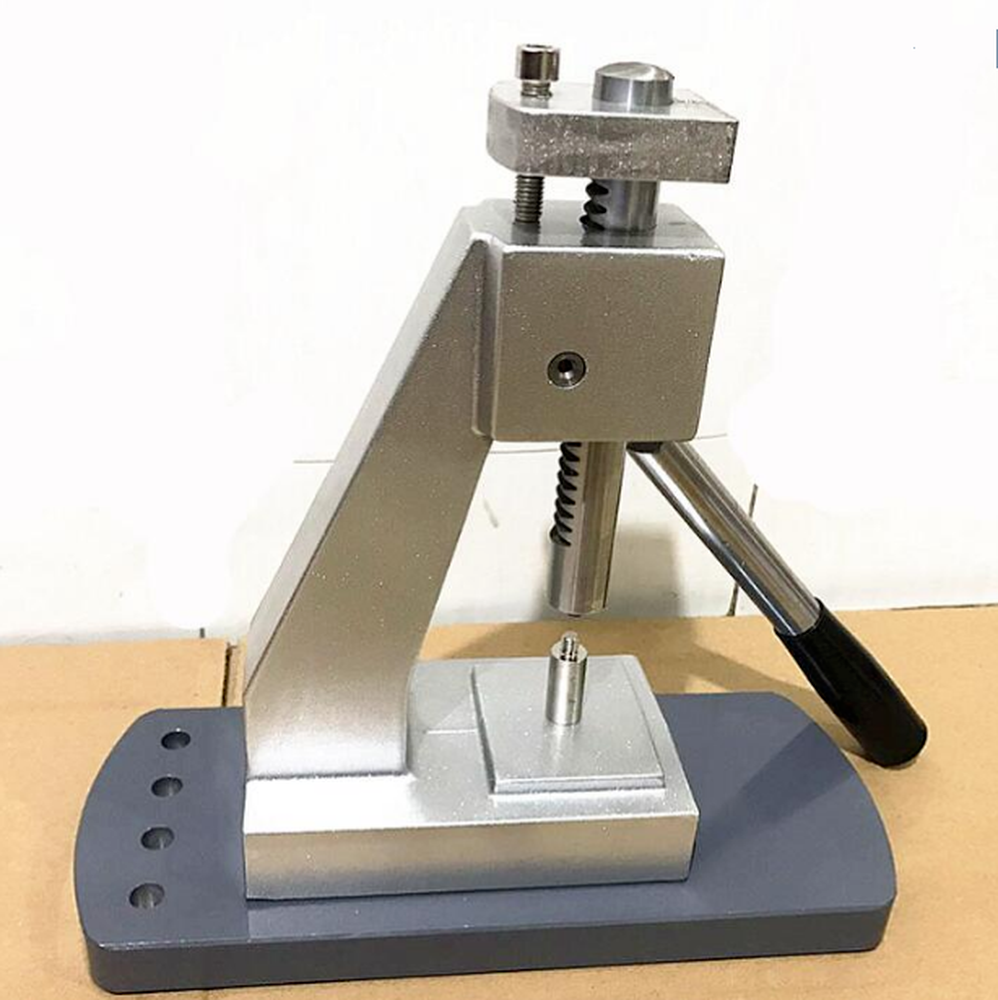 6173 watch back case press tool with mineral glass crystal presser for accurate watch repairs.