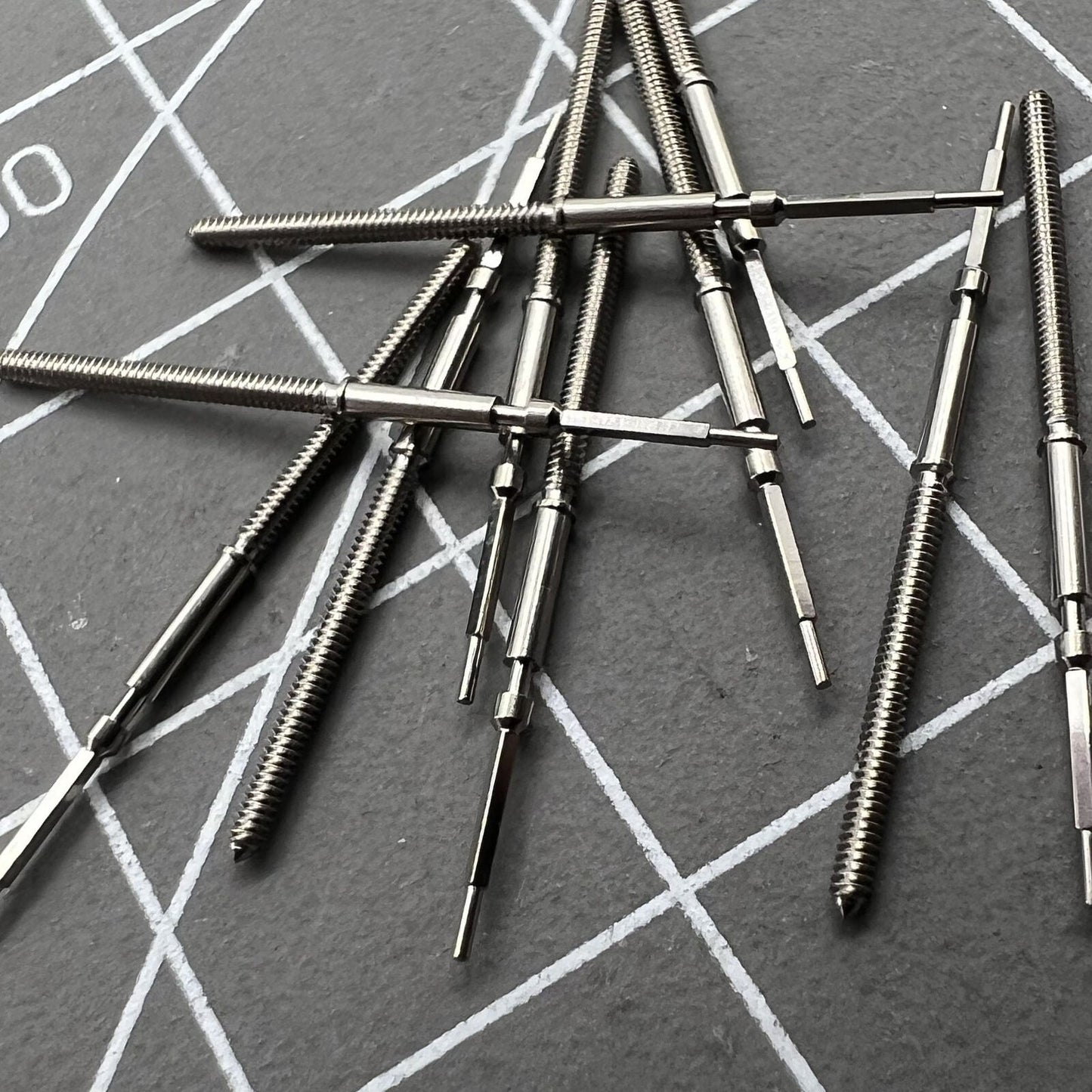 Made Swiss Watch Winding Stems for Ronda 7004 Movement 401#