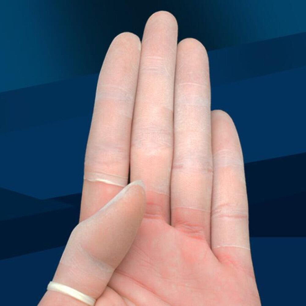 S/M Matted New Natural Rubber Disposable Latex Finger Cots Sets Watch Repair