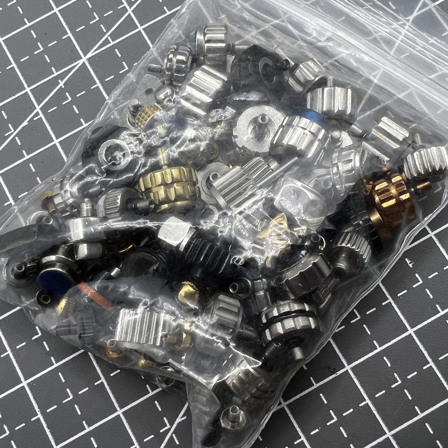100 Stück Set Verschiedene Größen Sortierte Verpackung Uhrenkrone