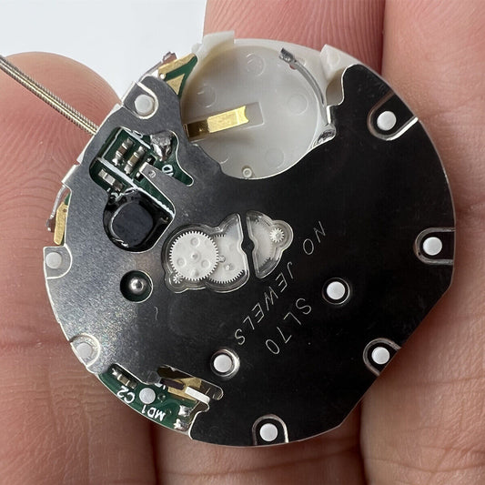 Shenglong SL70 quartz watch movement with small second dial at 3-6-9 position, precise timekeeping accessory