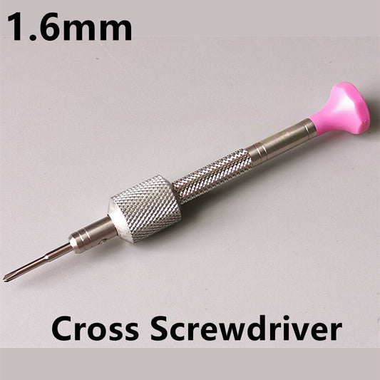 Precision 1.6mm China-made individual drum barrel watch cross screwdriver for delicate repairs.