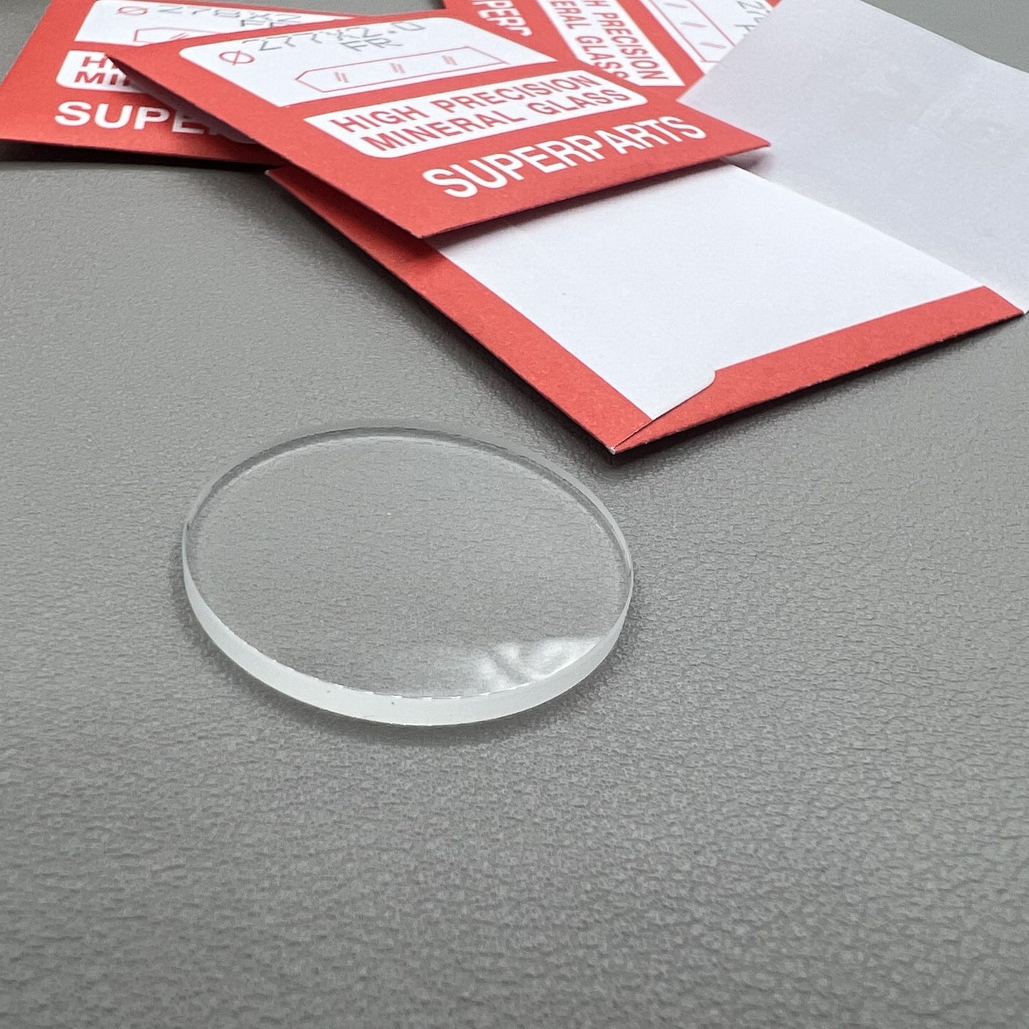 2.0mm Thick 32pcs Flat 27.3-40.0mm Round Watch Glass Mineral Crystal Replacement