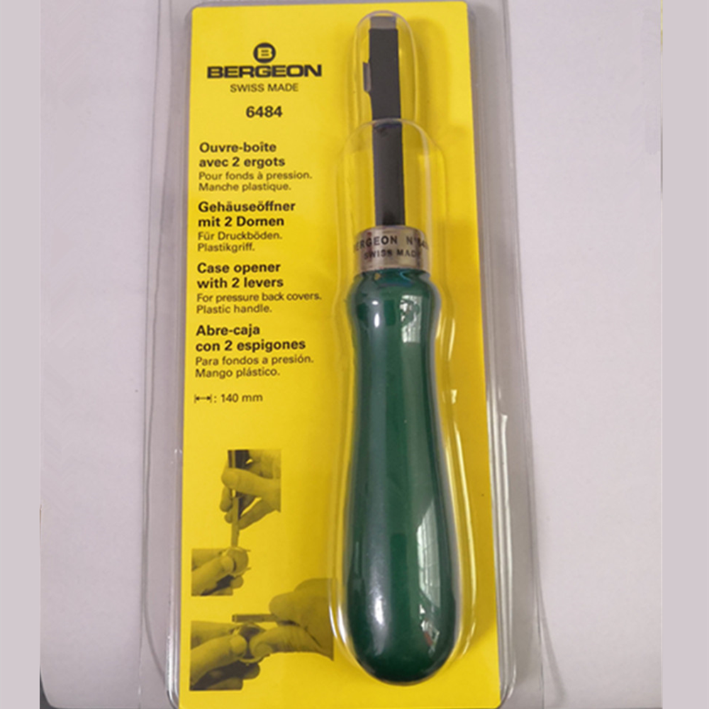 Watch Repair Tool Bergeon 6484 Two Lever Watch Case Back Opener Opening Tool