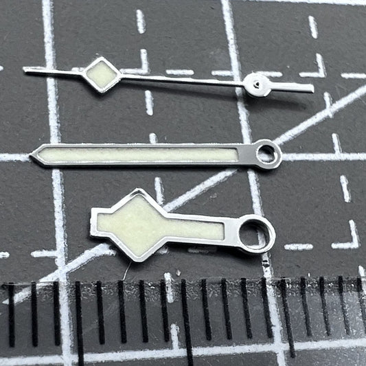 C3 Orange Leuchtzeiger Set Schneeflockenform passend für NH34 NH35 NH36 NH38