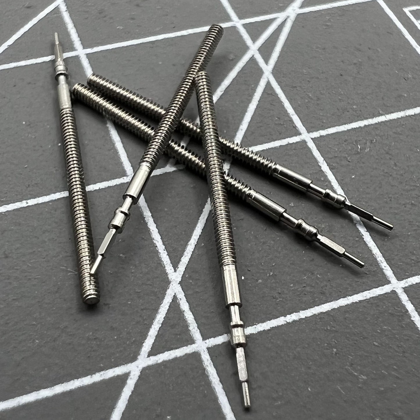 Aufzugswellen Uhrenwellen für Miyota 1L32/1L22/1L12/1M02 Uhrwerk