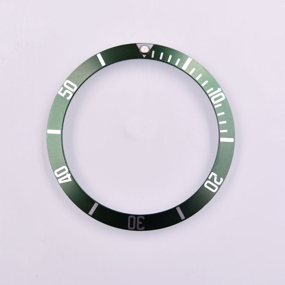 39,5 mm Aluminium-Lünetteneinsatz für Taucheruhren, passend für automatische SUB/GMT-Uhren