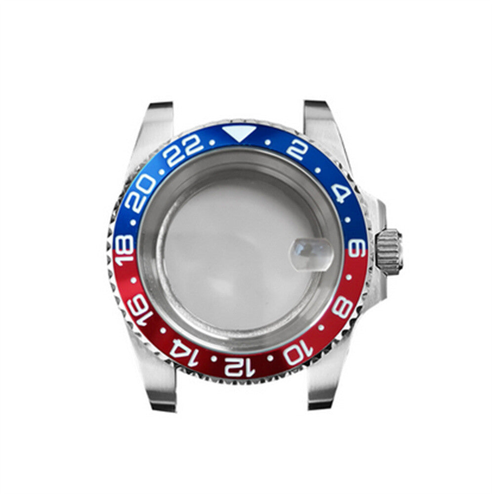 Boîtier de montre en verre saphir grossissant 40 mm pour montre NH35/NH36