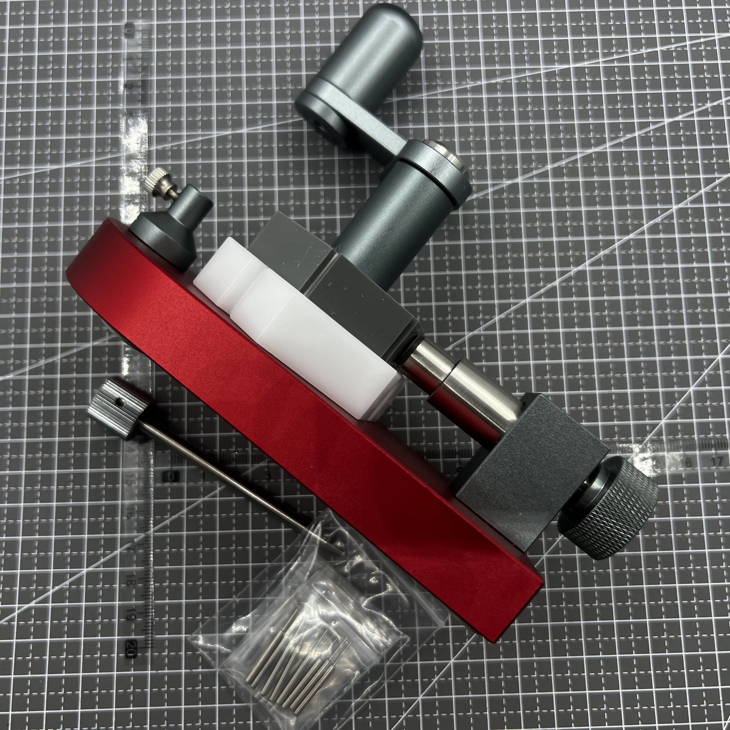 Red Swivel Tool for Removing Watch Band Screw Bracelet Link Pin 0.6mm-1.6mm