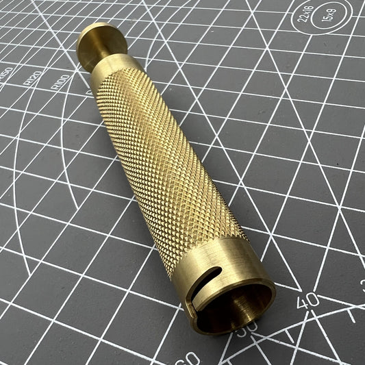 Swiss Made Bergeon 30082-M mainspring winder handle for right-handed watch repair tools.