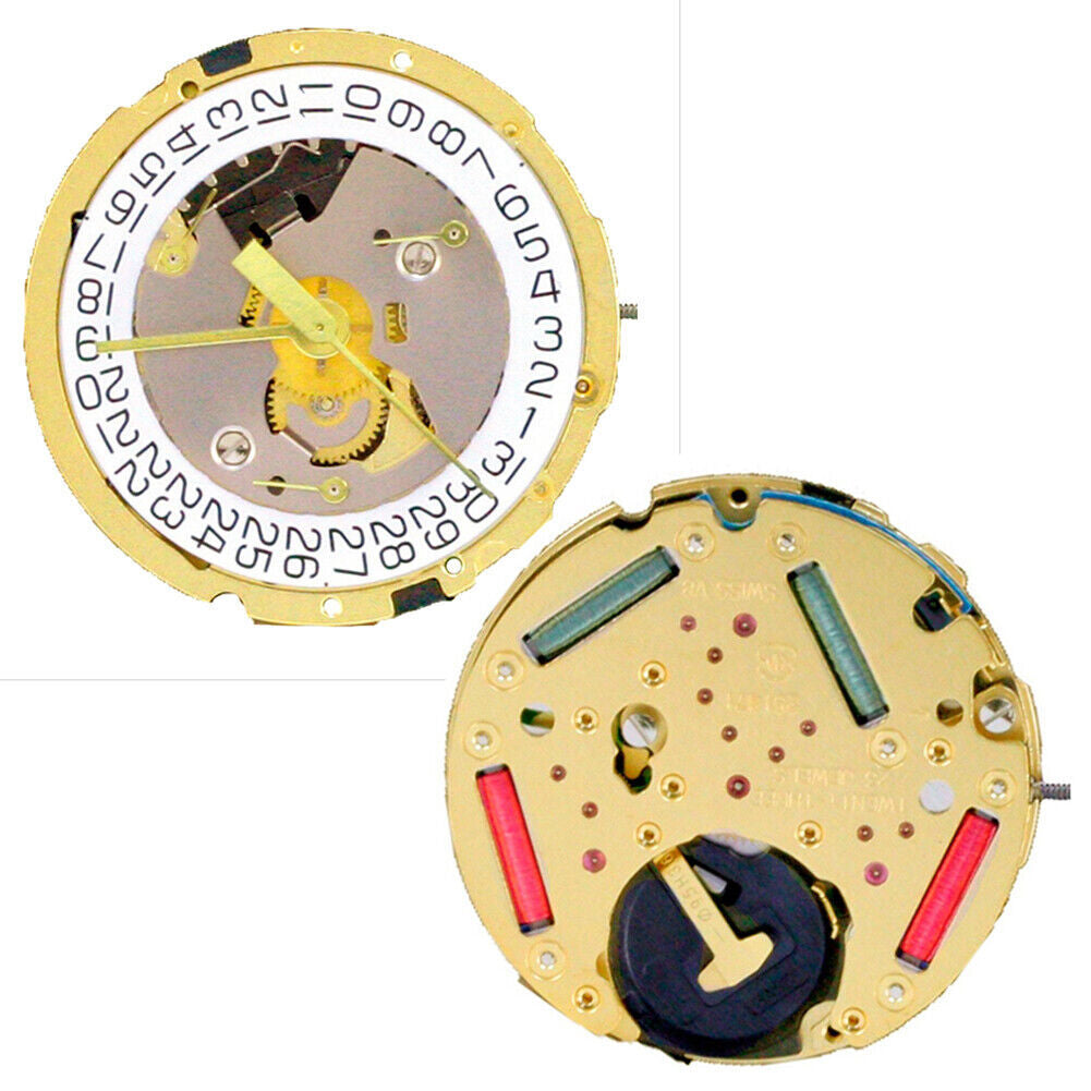 ETA 251.471 Watch Quartz Movement 3 Hands Date At 4/6