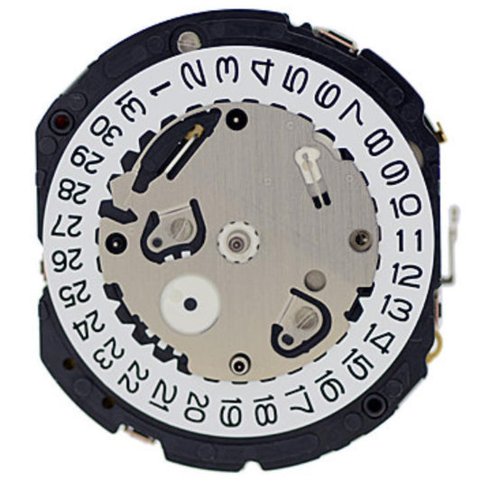 Hattori Epson VS72A solar-powered quartz watch movement, Japan-made for precise timekeeping