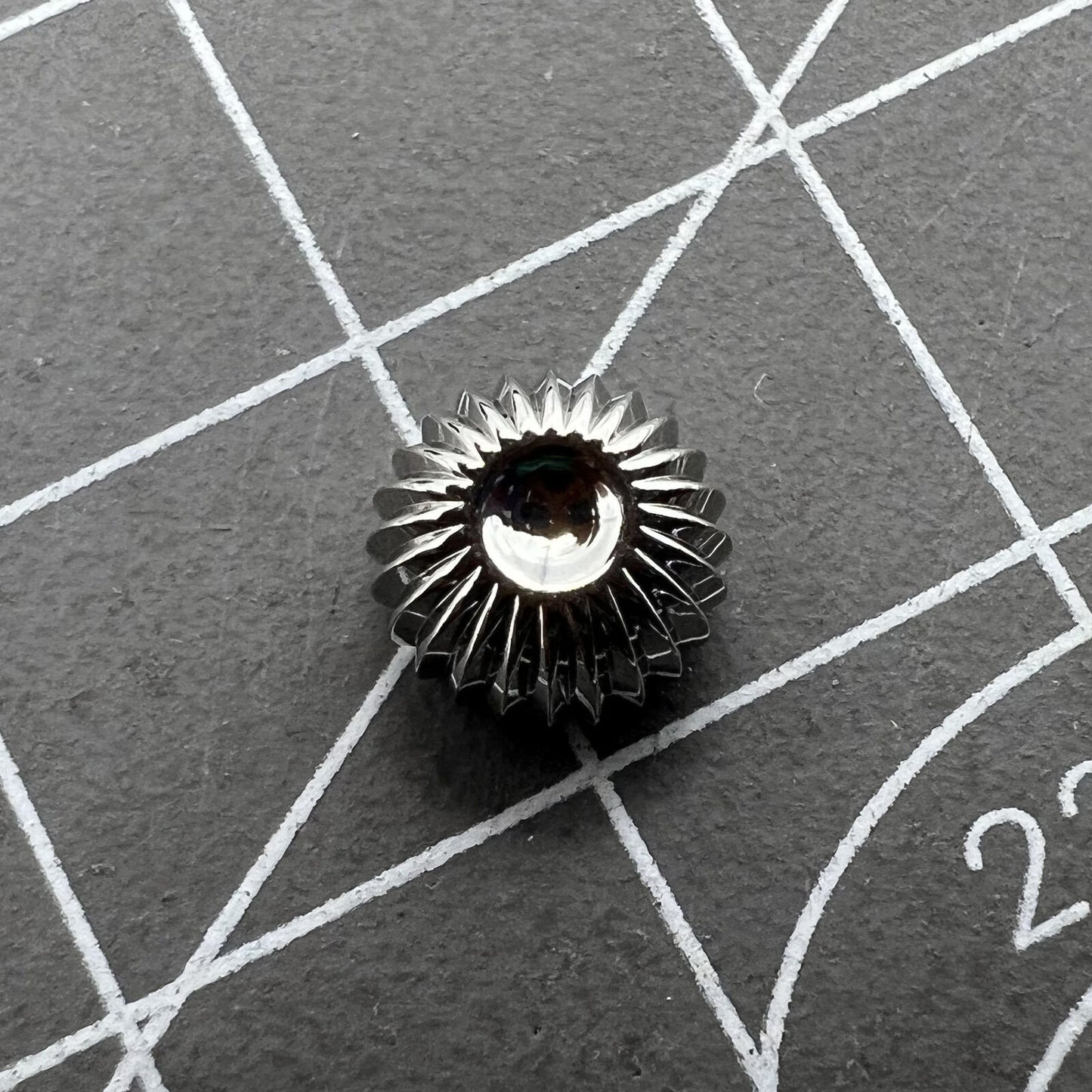 316L S/S Diamond Shaped Watch Crown for Seagull ST3600/ST3621/ETA6497/ETA6498