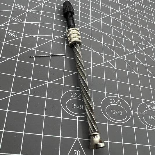 Swiss Bergeon 1844-21 Drill Chuck Cutter for precise watchmaking tool regulation and drilling tasks.