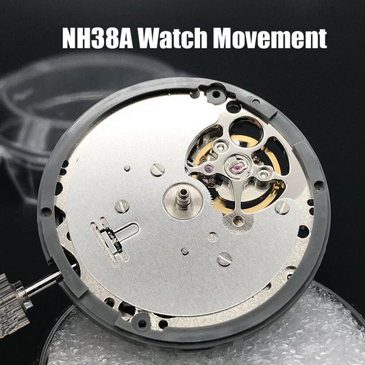 Seiko SII NH38A automatic watch movement, Japan made, reliable precision for watch accessories.