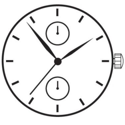 Hattori Epson TMI VX3R quartz watch movement, precise Japanese mechanism for reliable repairs and upgrades