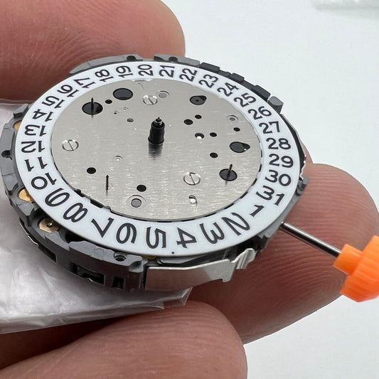 Japan Miyota JS26 quartz watch movement with small second and date display at 3 o?clock by Miyota.