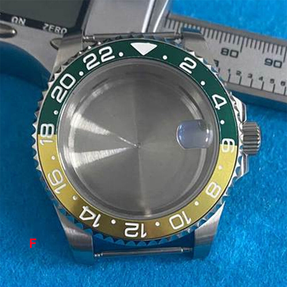 Boîtier de montre en acier inoxydable 316L avec verre saphir grossissant de 40 mm pour mouvement NH35
