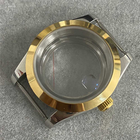39MM transparent sapphire glass watch case for NH35/NH36/4R movements