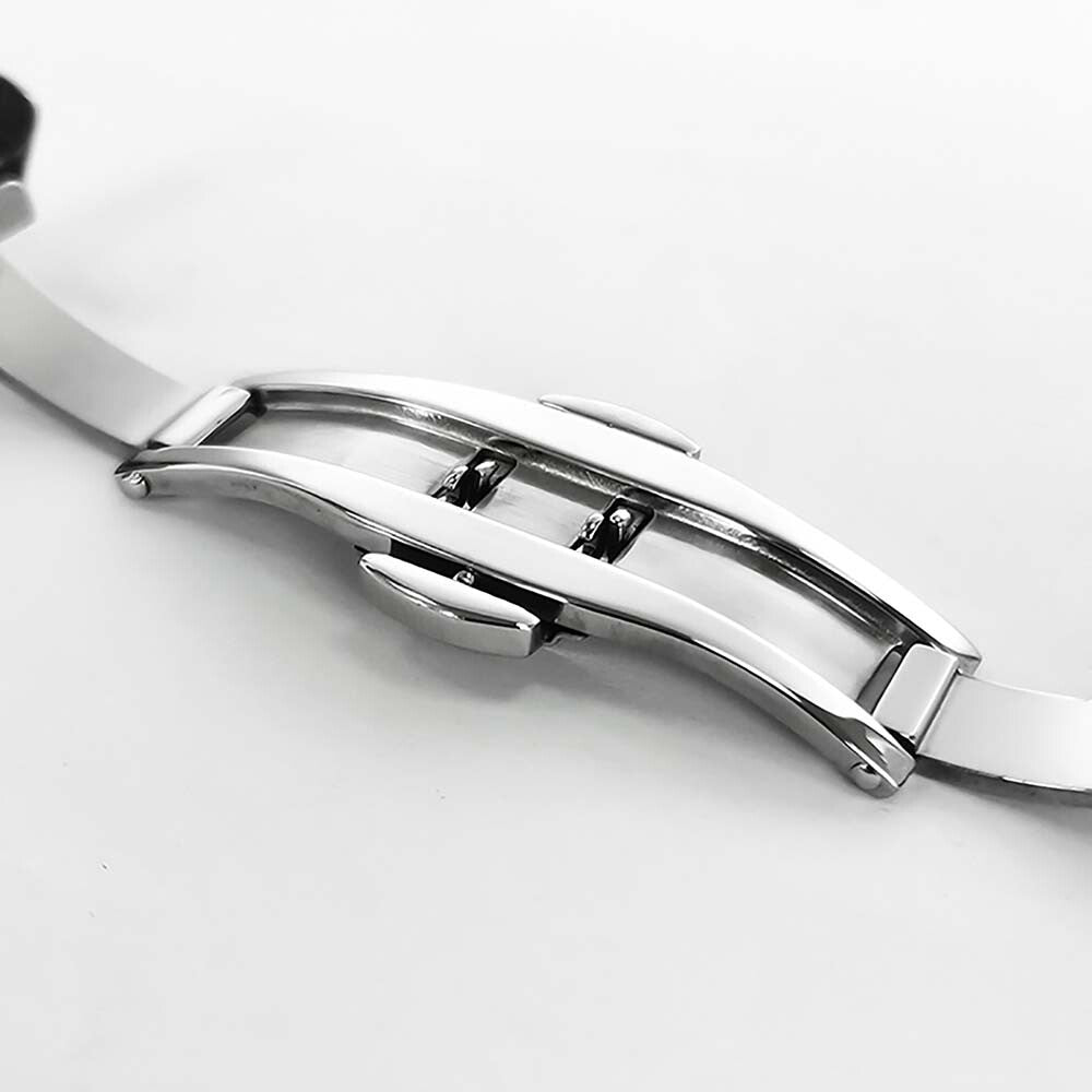 41mm Watch Case+Strap+Hands+Dial for NH35/36/4R Automatic Sapphire Glass Case