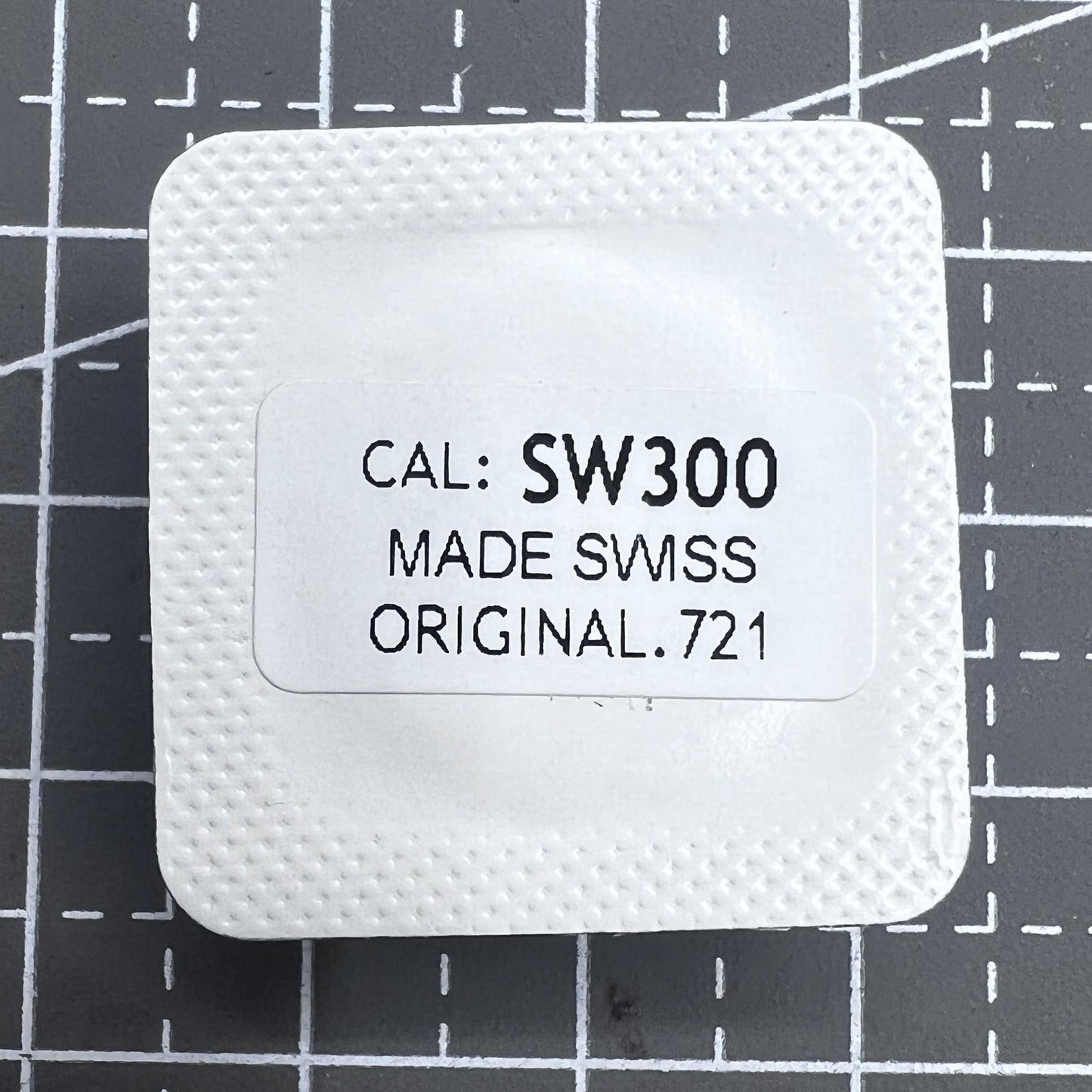 #SW300-721 Nouveau balancier complet pour mouvement suisse SW300
