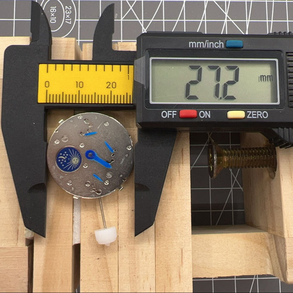 Shanghai JHB10 SP10 watch showcasing automatic movement with small seconds subdials at four cardinal points.