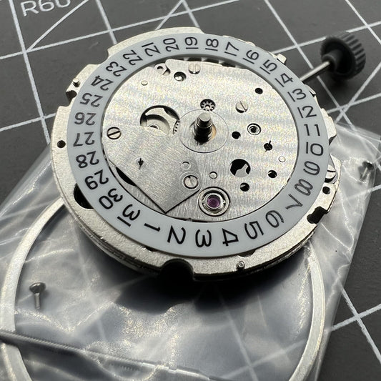 Japan Made Miyota 8219 automatic watch movement, precise mechanical craftsmanship for reliable timekeeping.
