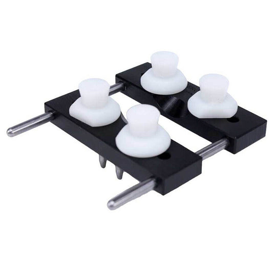 Bergeon 5674 watch case vise jaws holder, precision tool for 5700-Z repair, durable stainless steel