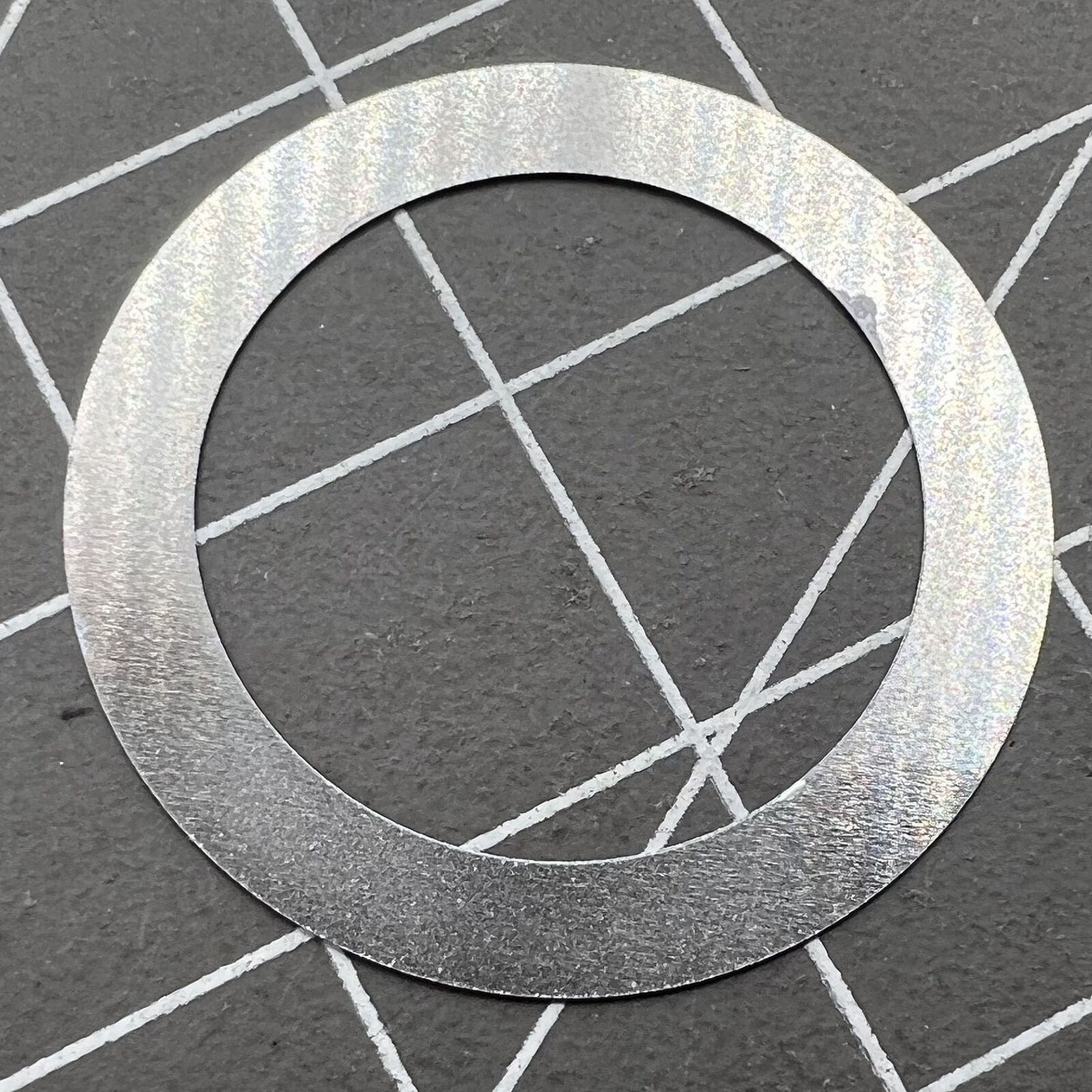 Light purple character date wheel for Miyota NH35 NH36 watches, enhancing dial readability.