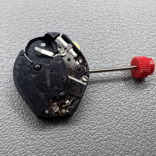 Swiss ETA 802.104 Quartz Movement with 3 hands, precision watch component for reliable timekeeping.