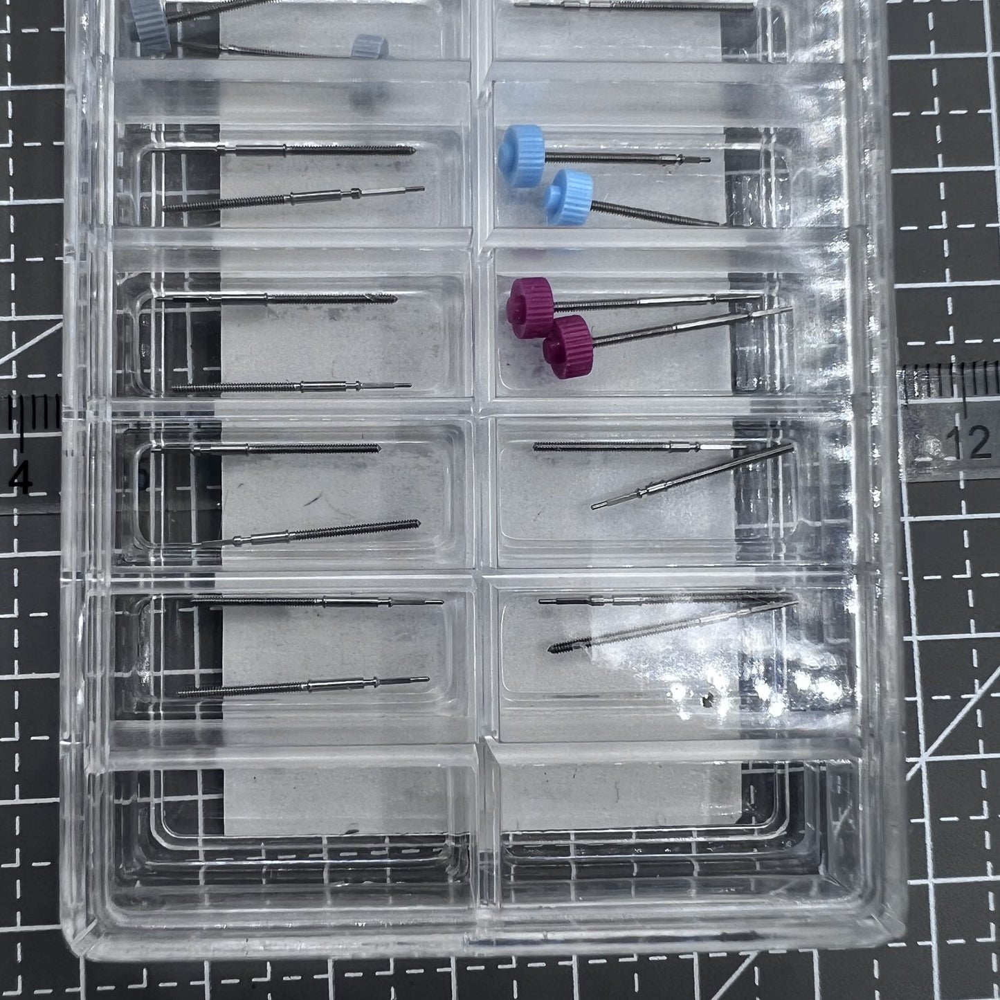38 PIECES,Total 19 Sizes Original Ronda Watch Stems Assortment #AM-6063RDP
