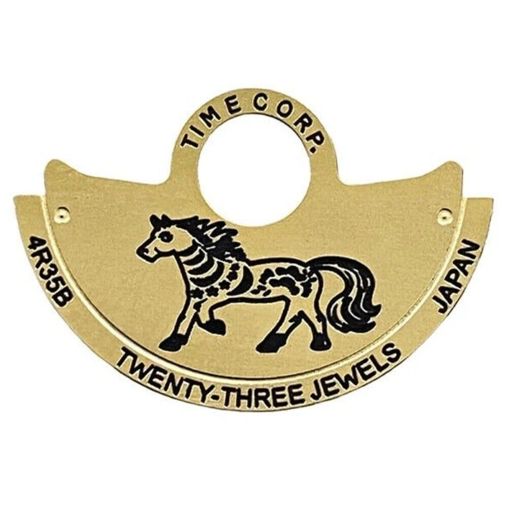 Horse~China Zodiac Golden Rotor Masse oscillante pour NH35 NH36 4R35