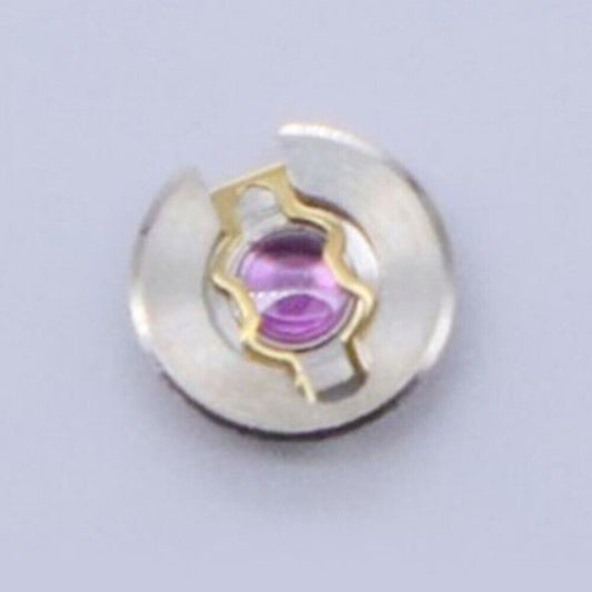 Plate cap jewel for Shanghai 7120 watch movement, durable replacement part by Generic brand.